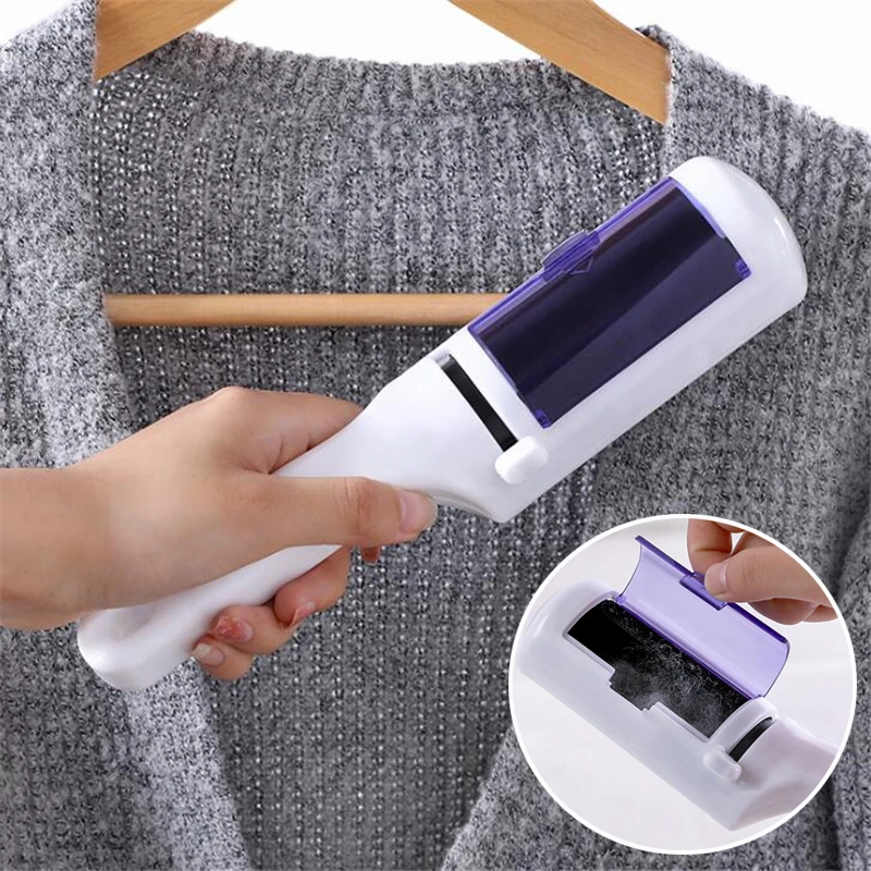 

Electrostatic Static Clothing Dust Pets Hair Cleaner Remover Brush Suction Sweeper For Home Office Travel Cleaning Brushes