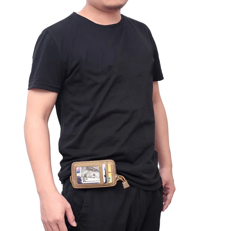 

Outdoor Wallet Card Bag Key Holder Money Pouch Waist Pack Bag Case New