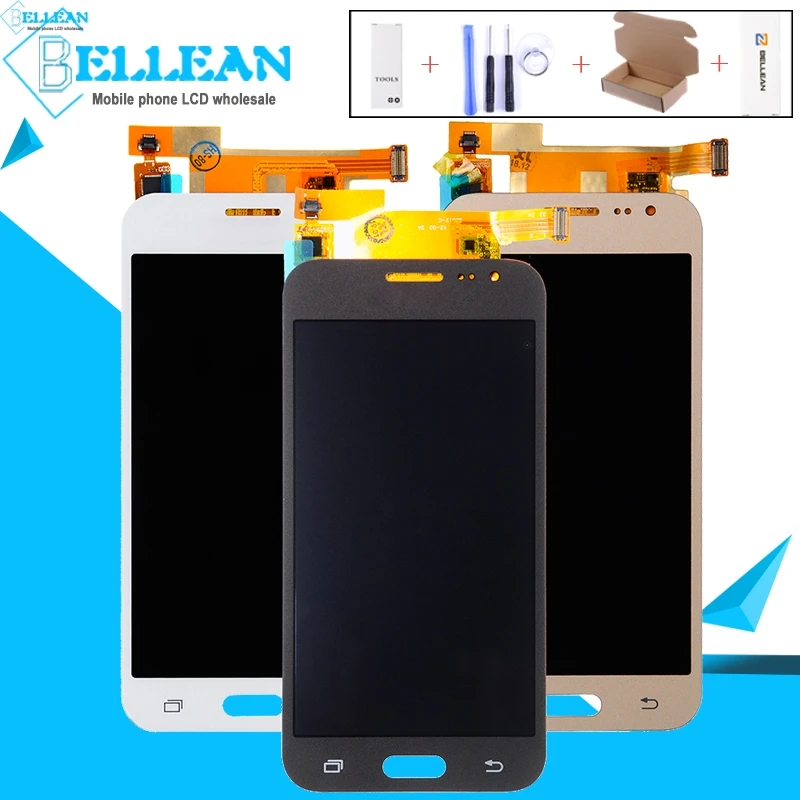 Catteny J2 2015 ЖК дисплей для samsung Galaxy экран J200 J200Y J200F с сенсорным дигитайзером сборка