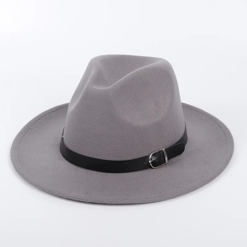 Женская фетровая шляпа Зимняя фетровая шляпа Женская Имитация шерстяная Классическая британская Осенняя Laday Jazz уличная фетровая шляпа для мужчин