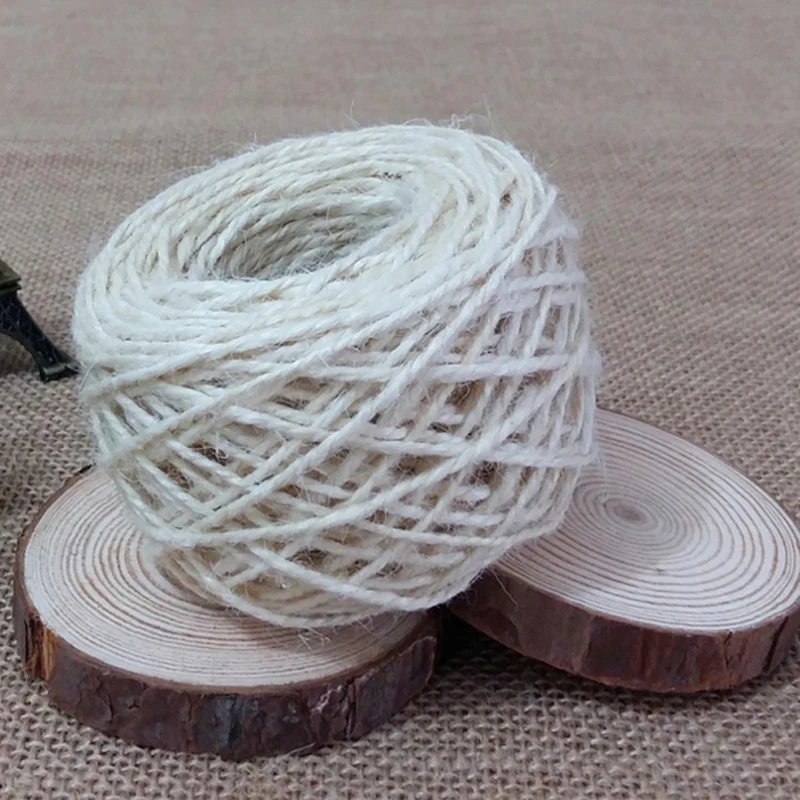 10 шариков * 25 м красочный шпагат для украшения пеньковой веревки DIY ручной работы