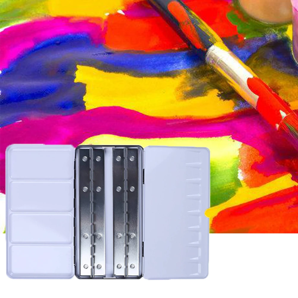 Многоразовая пустая полу-кастрюля для хранения прочная однотонная палитра