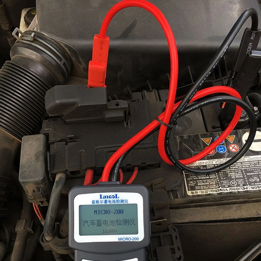 Многоязычная версия MICRO-200 автомобильный аккумулятор цифровой анализатор CCA