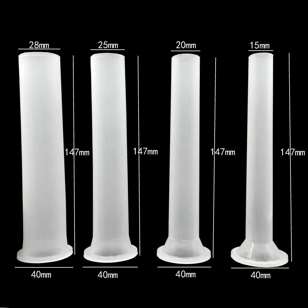 1lbs 3pcs/lot Meat Grinder Sausage Stuffer Filling Tubes Funnels Nozzles For Sausage Maker Sausage Tube with 5.7cm Base