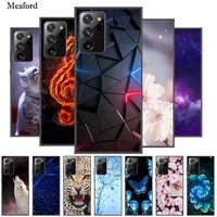 for samsung galaxy note 20 ultra case black bumper silicone tpu soft phone cover for samsung note 20 note20 ultra cases cartoon