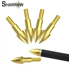 Наконечник стрелы для стрельбы из лука, 20 шт, 75 зерен, медные наконечники стрел, целевая точка для рекурсивного блочного Лука, аксессуары для охоты и стрельбы