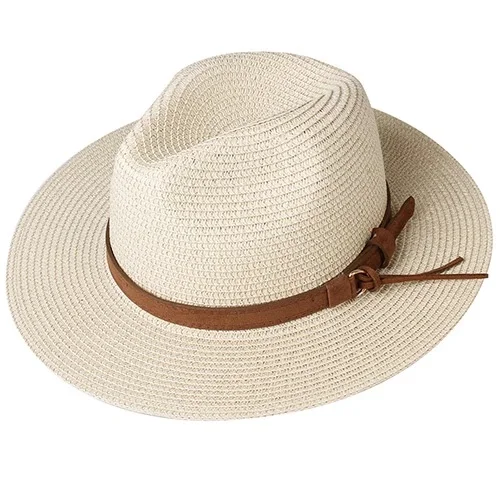 

Summer hat lady panama hat tourist beach sun hat wide brim fedora jazz hat