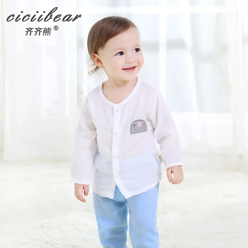 ciciibear new children's clothing Baby Summer Cotton Long Sleeve Gauze Set baby boy girl clothes set | Детская одежда и обувь