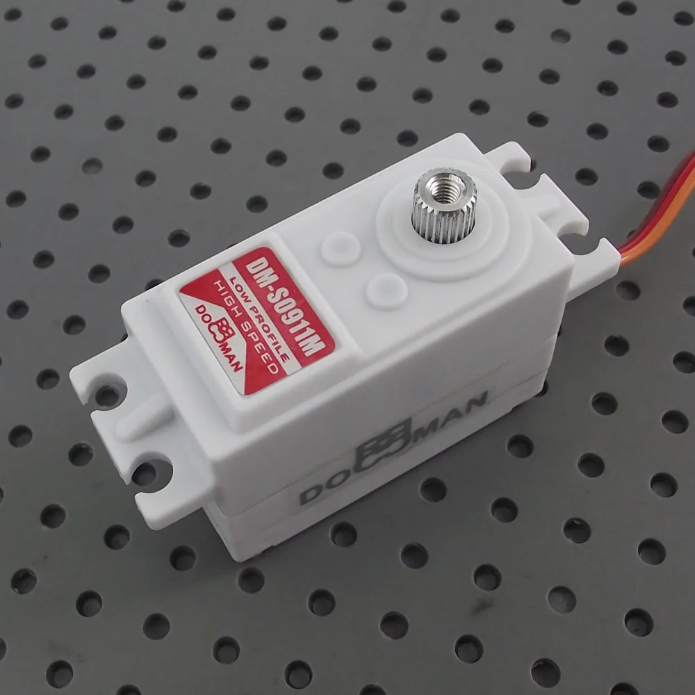 4 шт./лот Φ 42g/0 12 s/7kg.cm DOMAN RC металлическая Шестерня цифровой низкопрофильный