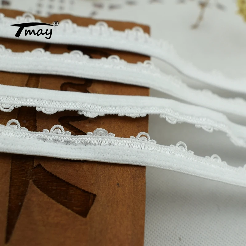 Белые эластичные ленты #1725 резиновые для нижнего белья брюк одежды эластичная