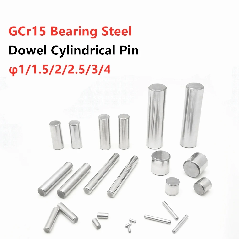 

GCr15 Bearing Steel Roller Dowel Pin Cylindrical Pin Locating Dowel Cylindrical Pin Parallel Pins Cylindrical Shelf Support Pin