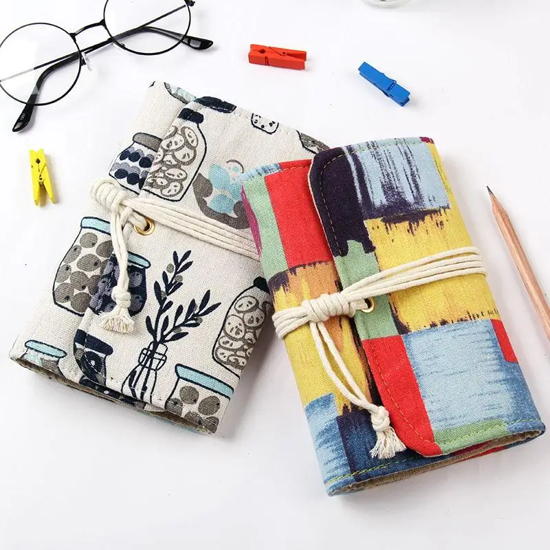 1PCS High quality Vintage fabric loose-leaf notebook A5/A6 Traveler's book loose leaf spiral paper diary plan Notebook | Канцтовары