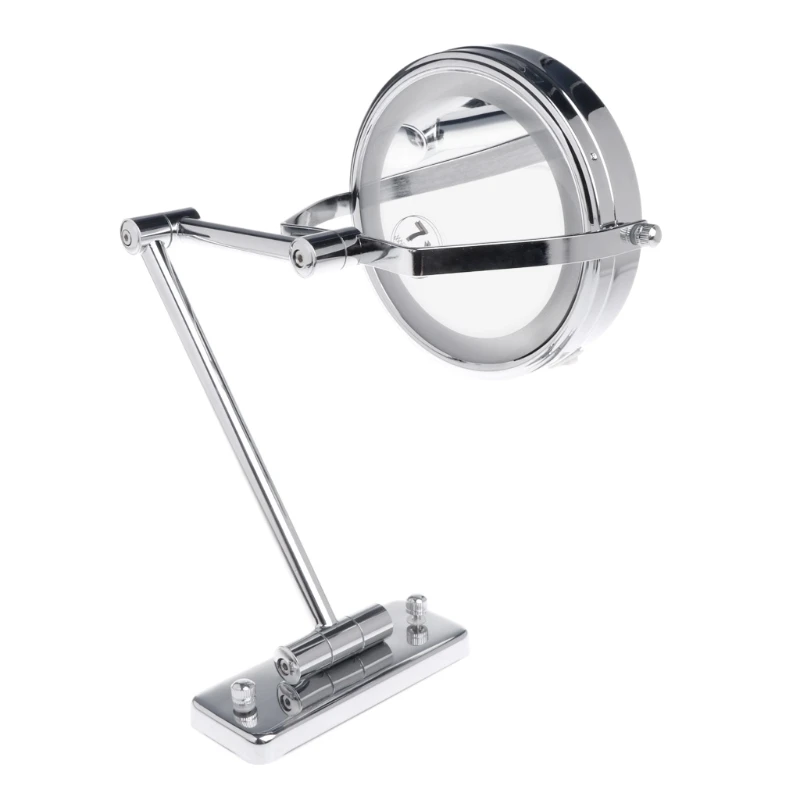 

6 Inch 1X / 7X Double Side Bathroom Makeup Mirror Adjustable Wall Mounted Extend