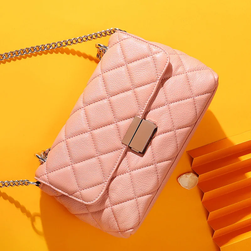 Сумка через плечо ALNEED Женская из натуральной кожи на цепочке 2019 | Багаж и сумки