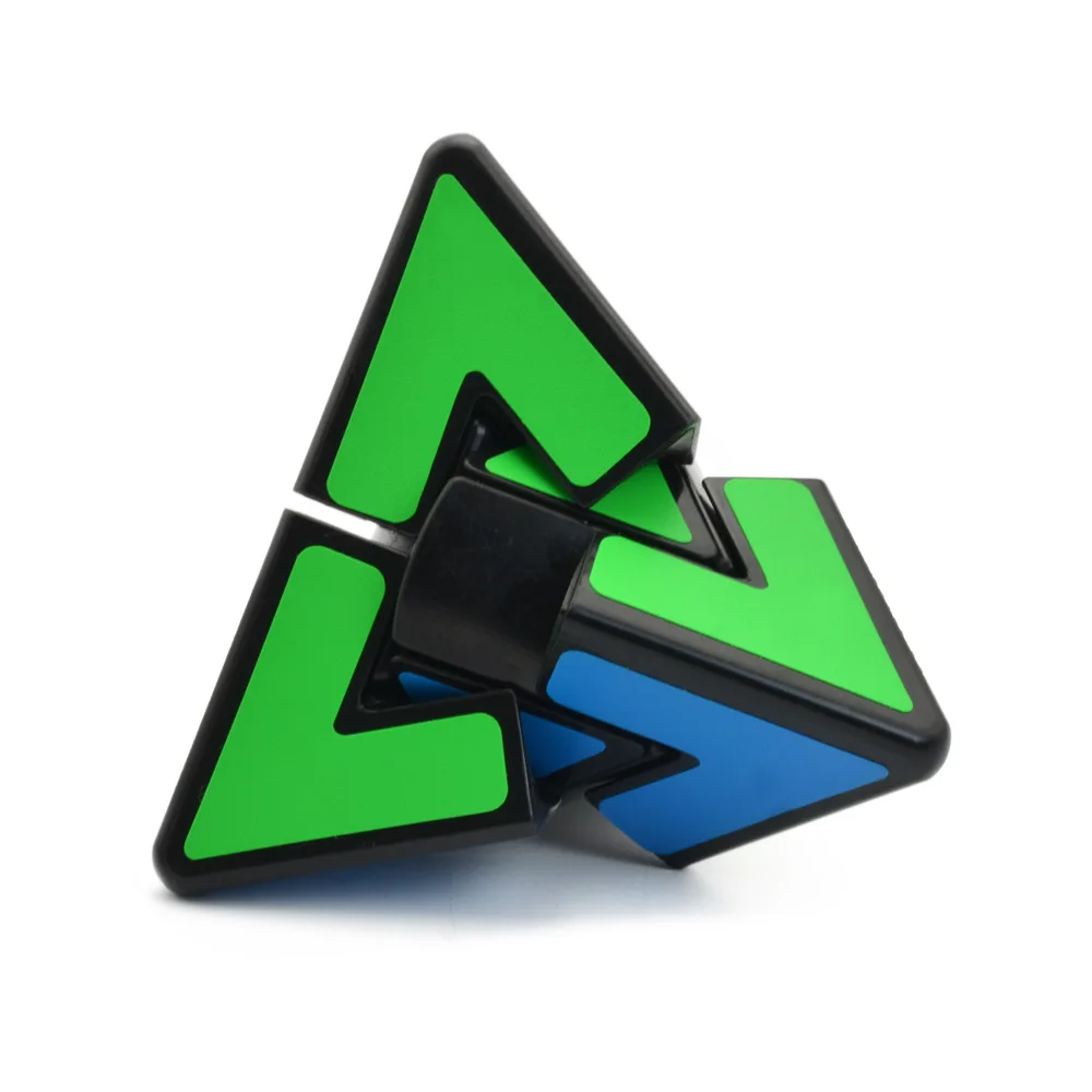 LeFun 2x2 Stickerless черный магический куб Обучающие Развивающие игрушки для детей Cubo Magico новейшая скорость
