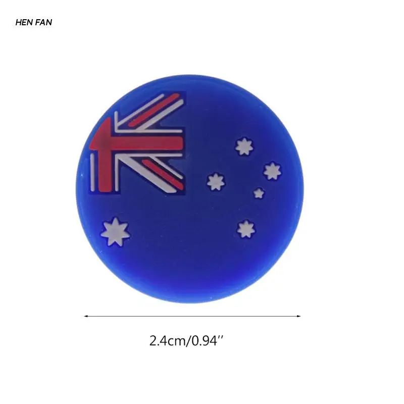 

M89D Tennis Racket Vibration Dampener Dampener National Flag Pattern Shock Absorbers