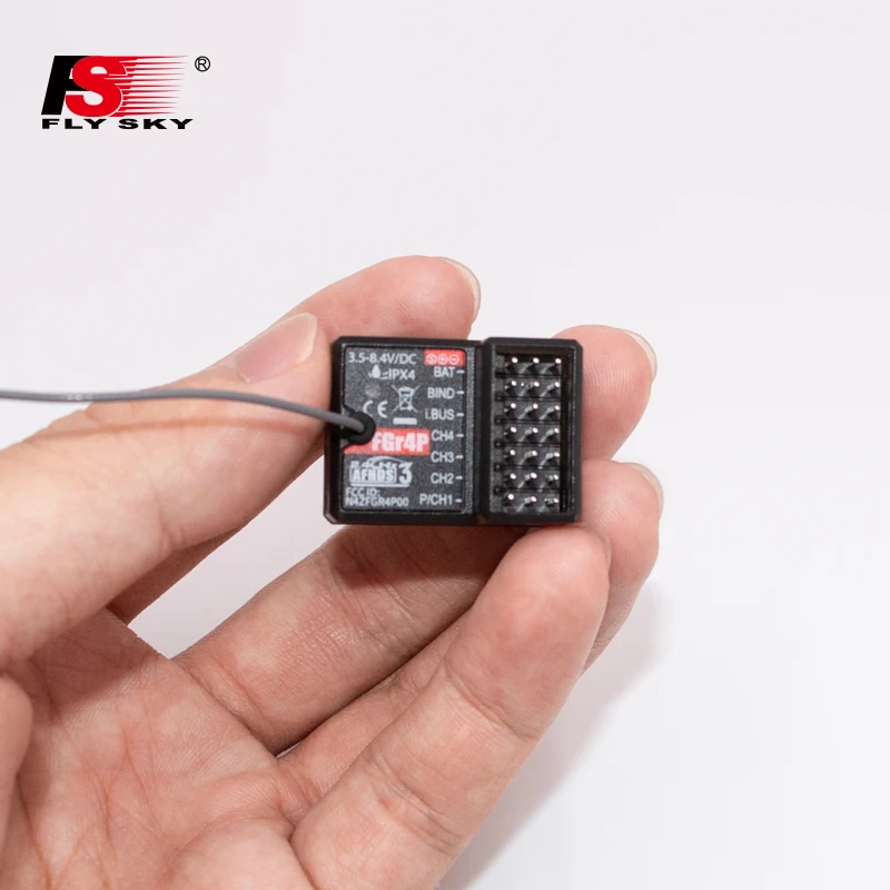 Flysky FGR4P Receiver single antenna bidirectional small receiver four-way PPM/IBUS for NB4 | Игрушки и хобби