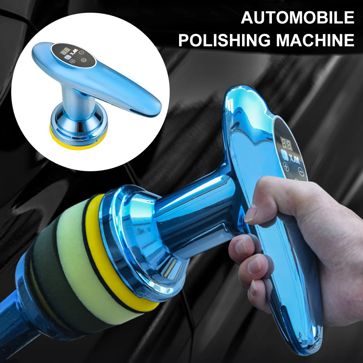 

Electric Car Polisher 6 Mode Portable Auto Polisher 6000RPM Cleaner Buffing Waxing Polishing Machine Rechargeable Waxing Tools
