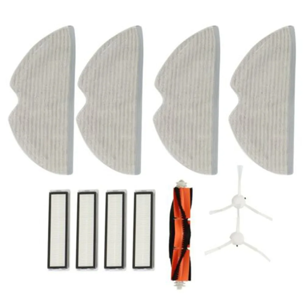 

Main Roller Brush Side Brushes Mop Cloth Mopping Cloths Sweeper Cleaning Pads Mops Filter Set For L10PRO D9 Robot Vacuum Cleaner