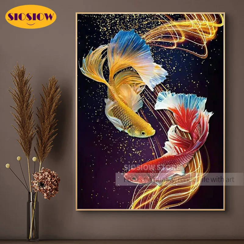 Набор для вышивки крестиком SIOSIOW 5D алмазная живопись сделай сам с изображением