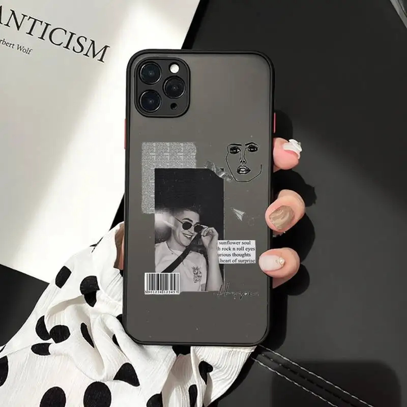 

After Movie Hardin Scott art Phone Cases matte transparent For iphone 7 8 11 12 plus mini x xs xr pro max cover