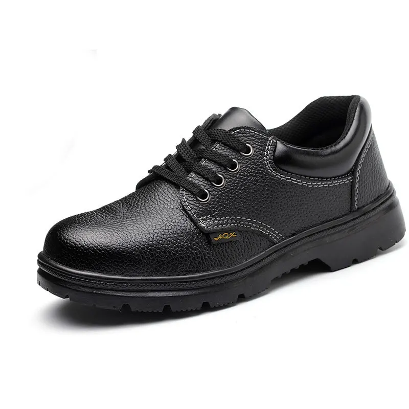 

Leather Anti-smashing Safety Shoes Smashing Anti Puncture Wear-resistant Safety Shoes Men's Work Shoes