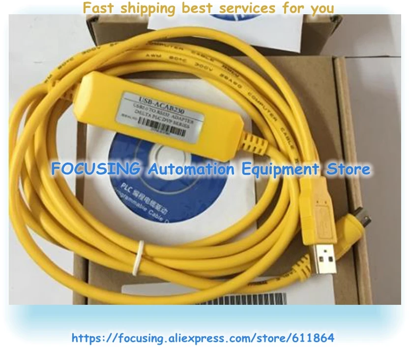 Кабель для программирования USBACAB230 USB Интерфейс DVP серии PLC USB-DVP USB-ACAB230 Новинка |
