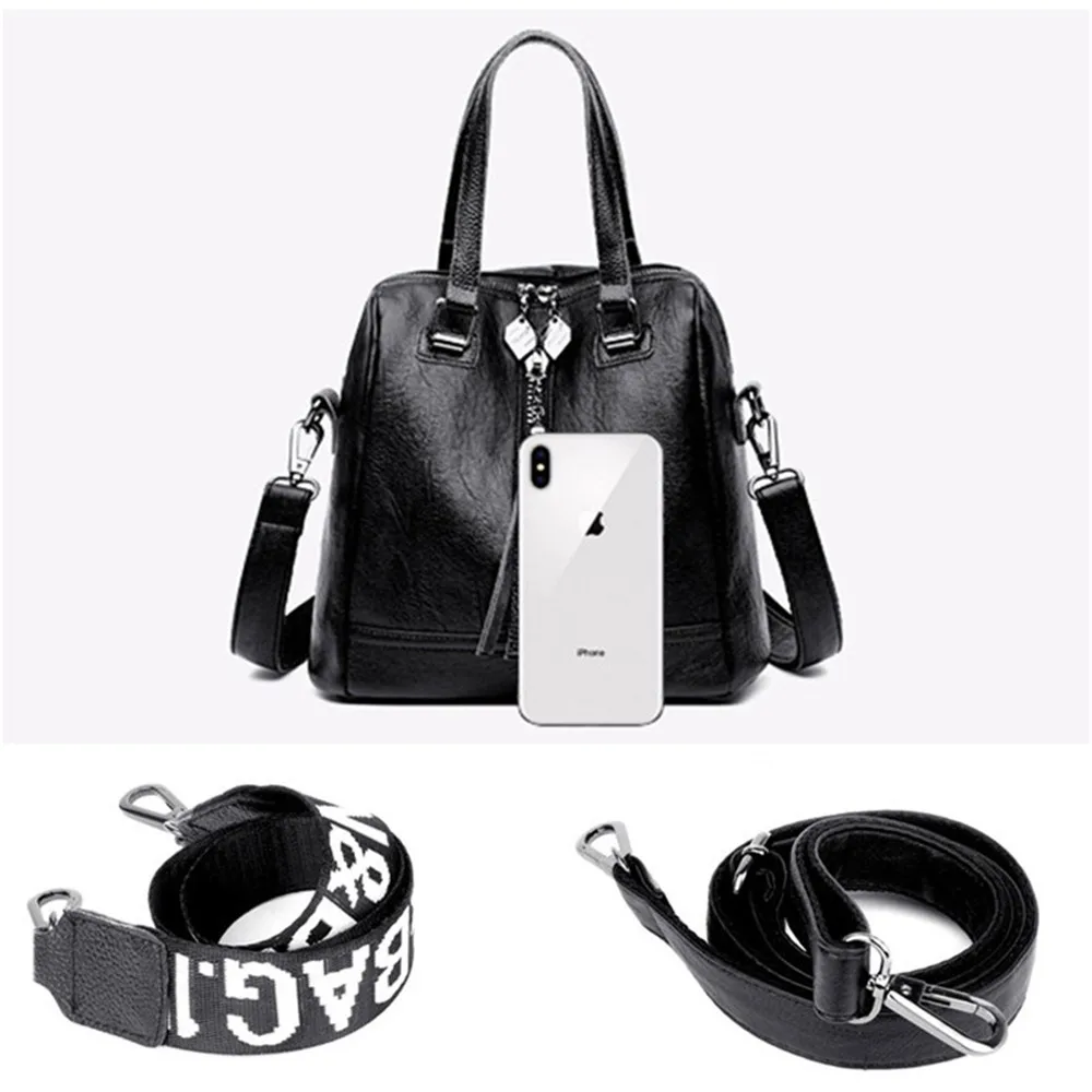 Женские сумки через плечо дизайнерские кожаные с кисточками 2019|Сумки ручками| |