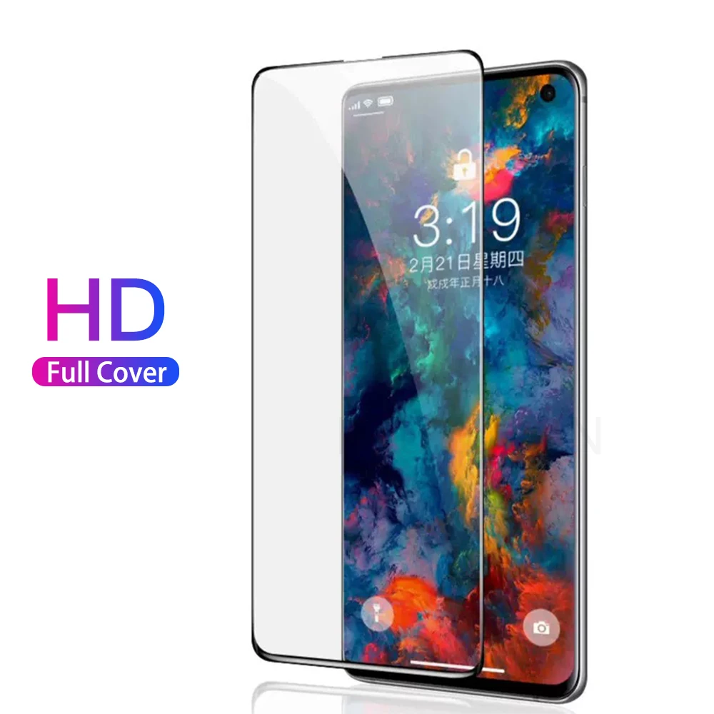 Защитная пленка для Samsung A51 A71 A50 A70 полностью клеящееся закаленное стекло A10 A20 A30 A40