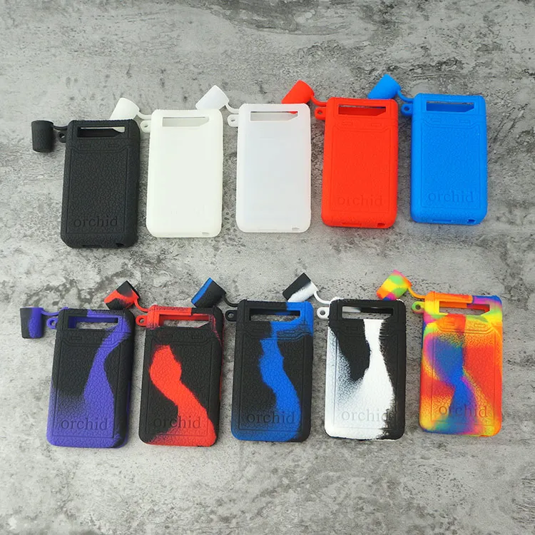 

20 шт. защитный чехол с текстурой для орхидеи IQS pod kit Силиконовая кожа резиновый рукав щит обёрточная бумага чехол подходит для орхидеи iqs
