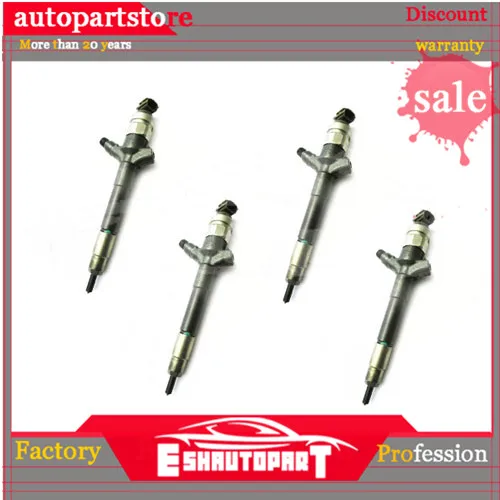 

4 x рельсовый инжектор 095000-5600 0950005600 для Mitsubishi 4D56 L200 TRITON 2.5L общая Замена OEM номер: 1465A041