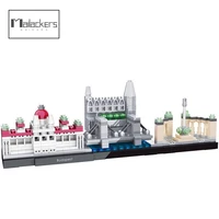 mailackers 371pcs city mini street view architecture%c2%a0building block budapest skyline diy bricks toy for children