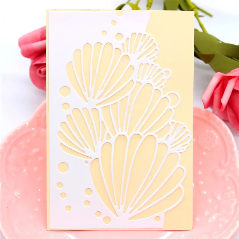 Металлические трафареты VUAWRTG в виде ракушек для рукоделия скрапбукинга