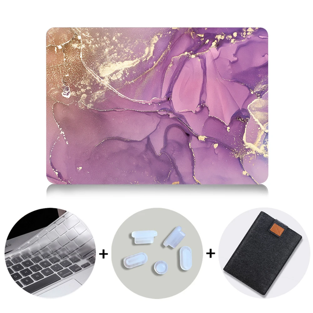 MTT чехол для ноутбука Macbook Air Pro retina 11 12 13 15 16 мраморный Жесткий Чехол для mac book 13,3 дюймов с сенсорной панелью a1706 a1502 - Color: MB04
