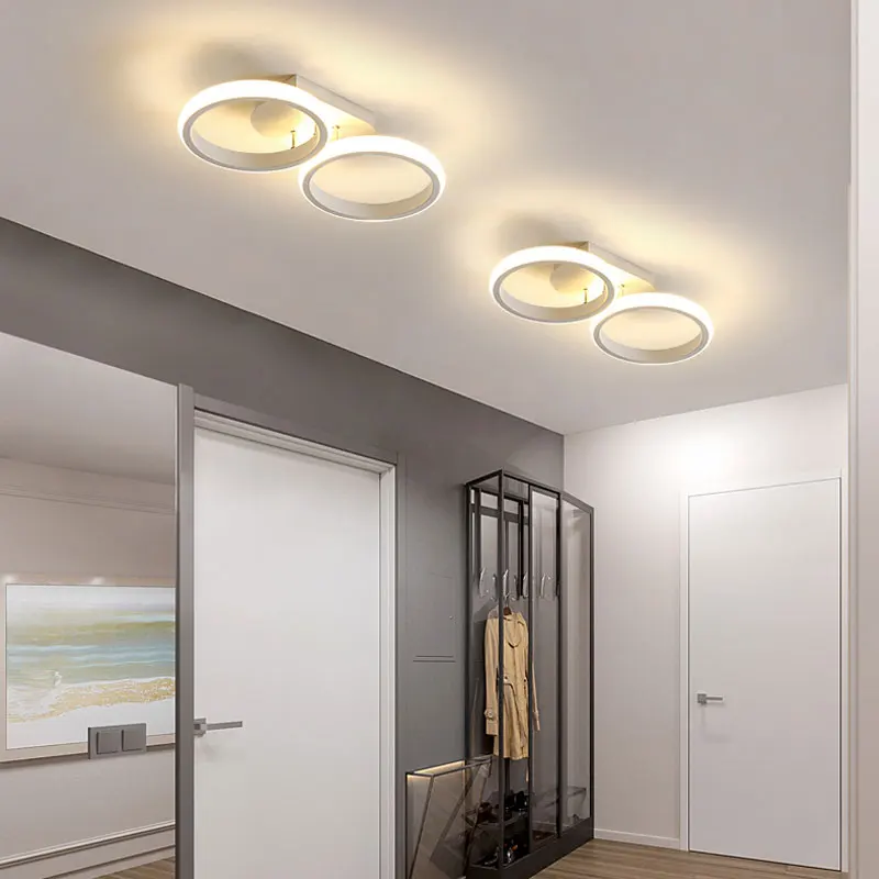 $130.00 Hot sale aisle lamp rectangular simple modern LED ceiling lamp bedroom living room corridor lamp creative balcony lamp