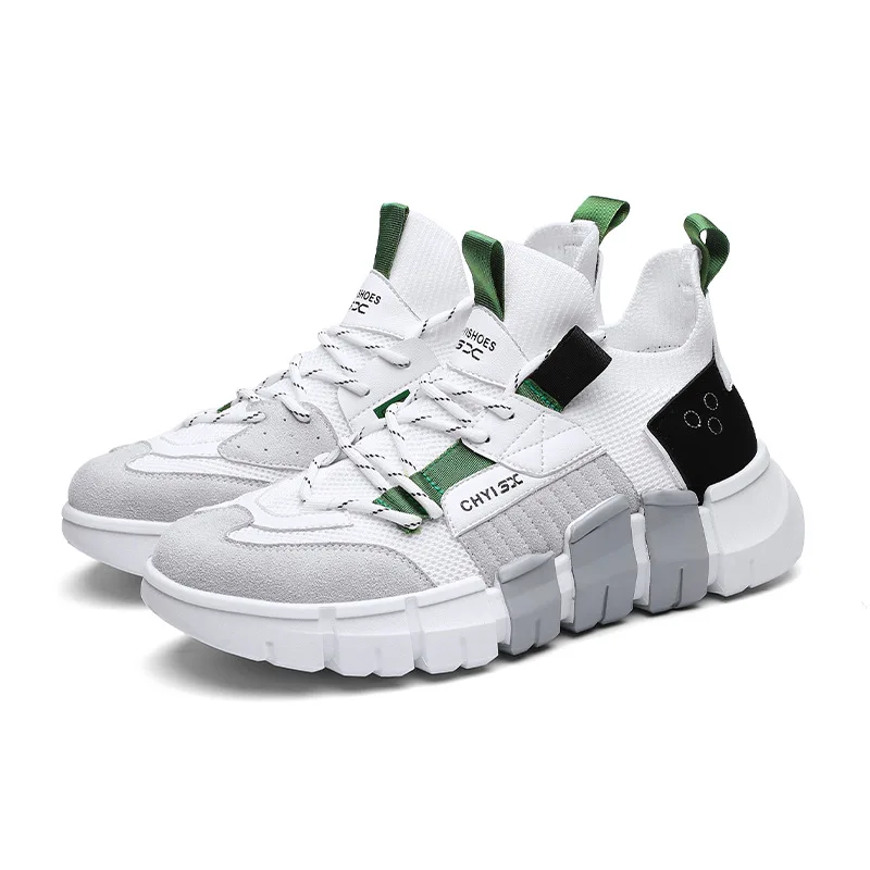 2020 new autumn men's running shoes Korean style trendy sports online popular ins super hot | Спорт и развлечения