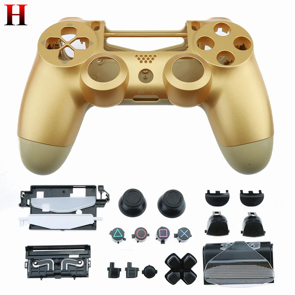 H YuXi оболочка для ps4 pro тонкая Замена полная оболочка и кнопки мод комплект контроллер пользовательский чехол Корпус для playstation 4 pro - Цвет: H