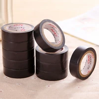 10m pvc 1roll heat resistant electrical power insulating tape black flame retardant adhesive vinyl electrical insulation tape