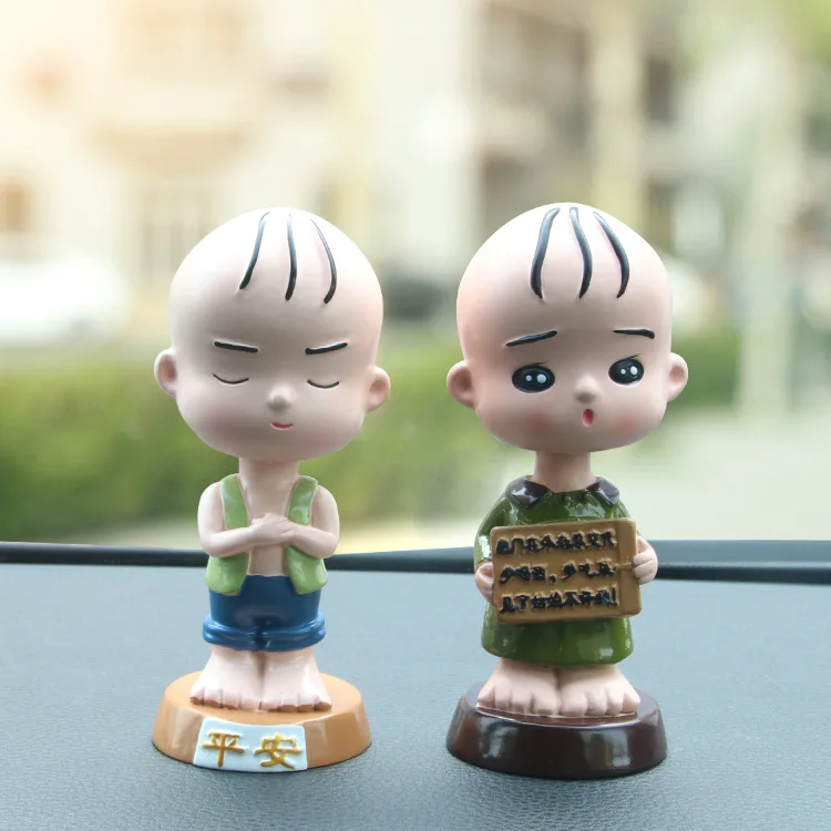 Автомобильный маятник маленький монах интерьер очаровательный трехшерстяной