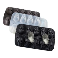 ice cube maker silicones ice ball mould 3d skull ice cube mold tray diy ice cream tool for whiskey cocktail bar party cool drink