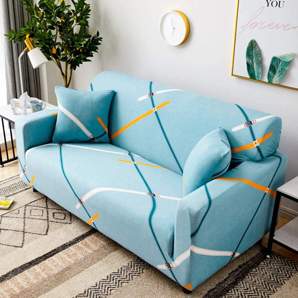 SearchI Stretch Slipcovers Sectional Elastic Sofa Cover Living Room Home Couch L shape Armchair Decor |