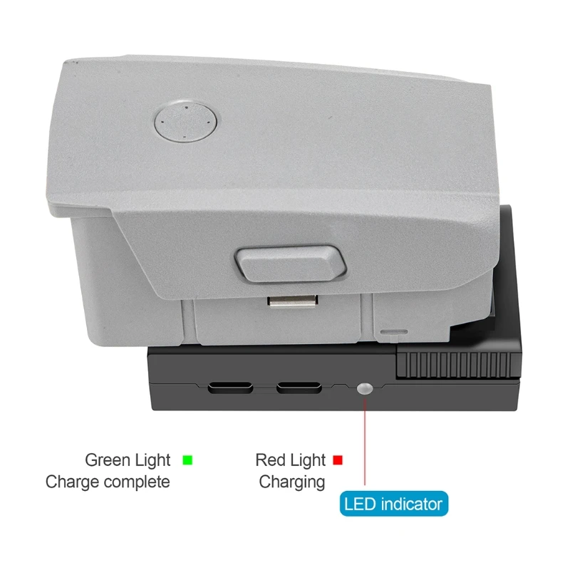 

Quick Charger Car for DJI-Mavic Air 2 Drone and USB-C Remote Controller Cable Rapid Multi Parallel Charging Hub