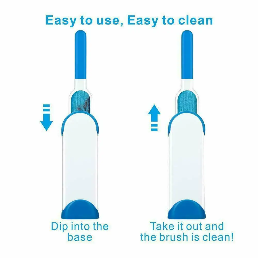 Щетка для удаления шерсти домашних животных щетка и ворса с самоочищающейся