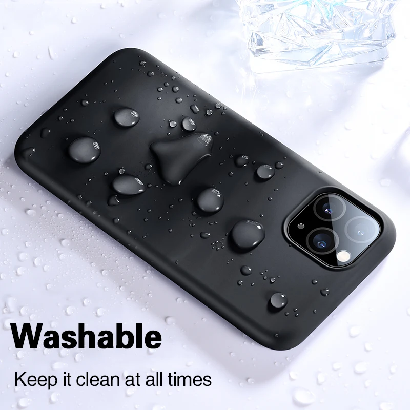 For iPhone 11 Pro Max Case Soft Liquid Silicone Shockproof Back Cover Phone Cases Coque |