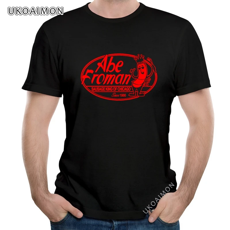 

Abe Froman Red Sausage King Cotton Oversized T Shirts Graphic Newest Tees Round Neck Autumn Tops Tees Unisex