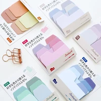 creative gradient color index memo pad posted it sticky notes paper sticker notepad bookmark school supplies kawaii stationery
