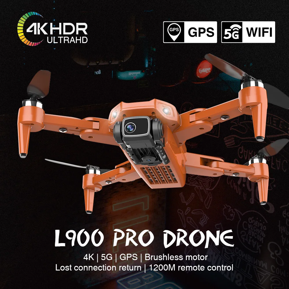 4K камера Дрон L900 Pro 5G GPS с HD камерой FPV 28 мин Время полета бесщеточный двигатель