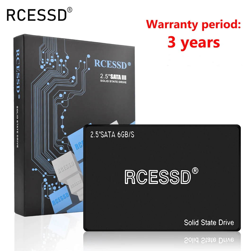 Пластиковый внутренний жесткий диск RCESSD 2 5 дюйма SATAIII 3 120 ГБ 240 480 512 ТБ | Компьютеры