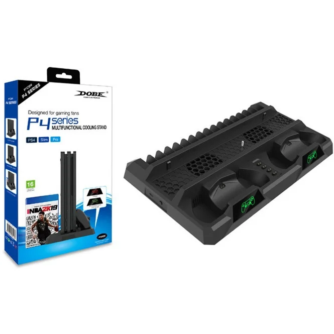 Вертикальная светодиодная подставка с охлаждающим вентилятором + док станция