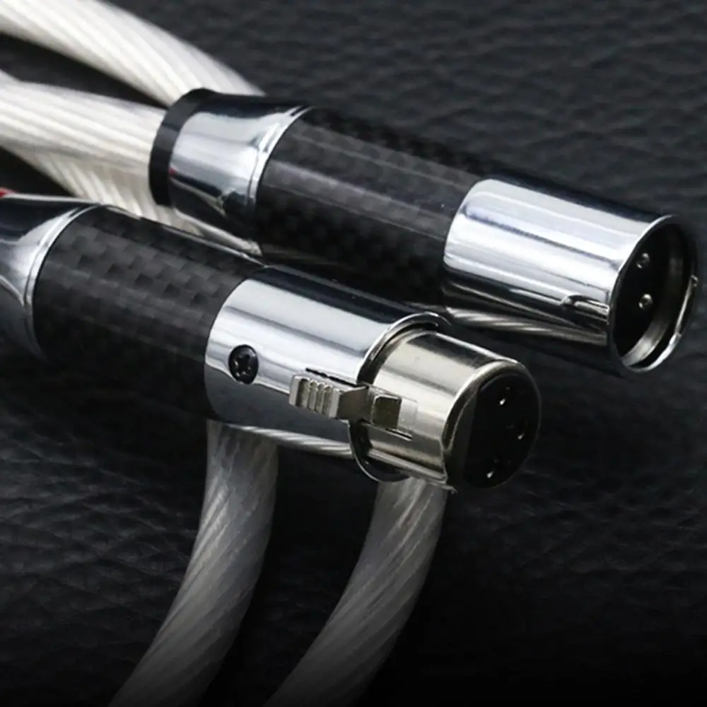 Кабель XLR 2 с двумя штекерами-гнездами 3 штырька